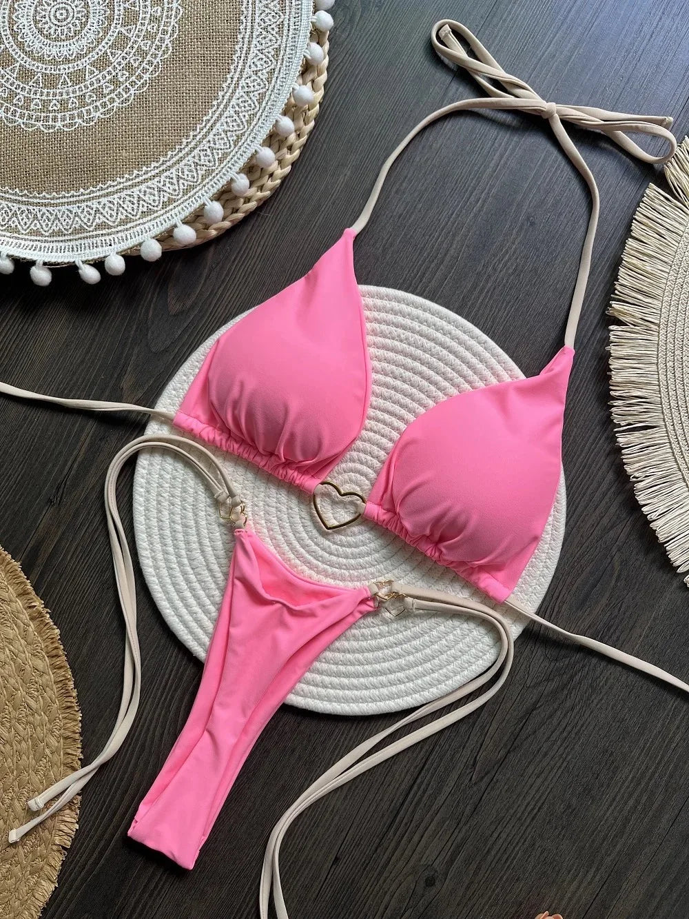 Scarlet Luxe Triangle Bikini Set