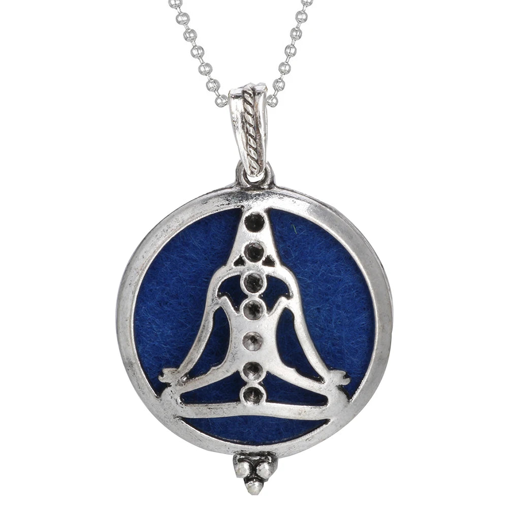 Tree of Life Diffuser Necklace - Aromatherapy Essential Oil Locket Pendant