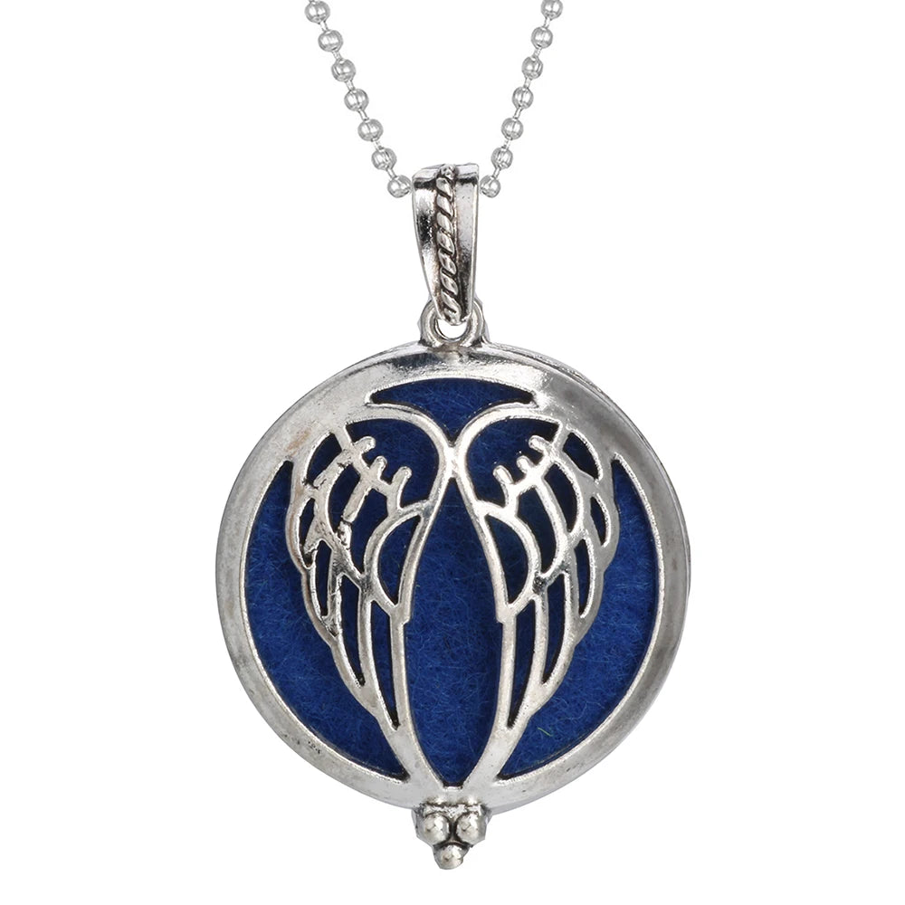 Tree of Life Diffuser Necklace - Aromatherapy Essential Oil Locket Pendant