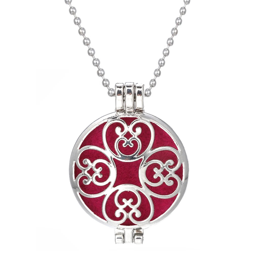 Tree of Life Diffuser Necklace - Aromatherapy Essential Oil Locket Pendant