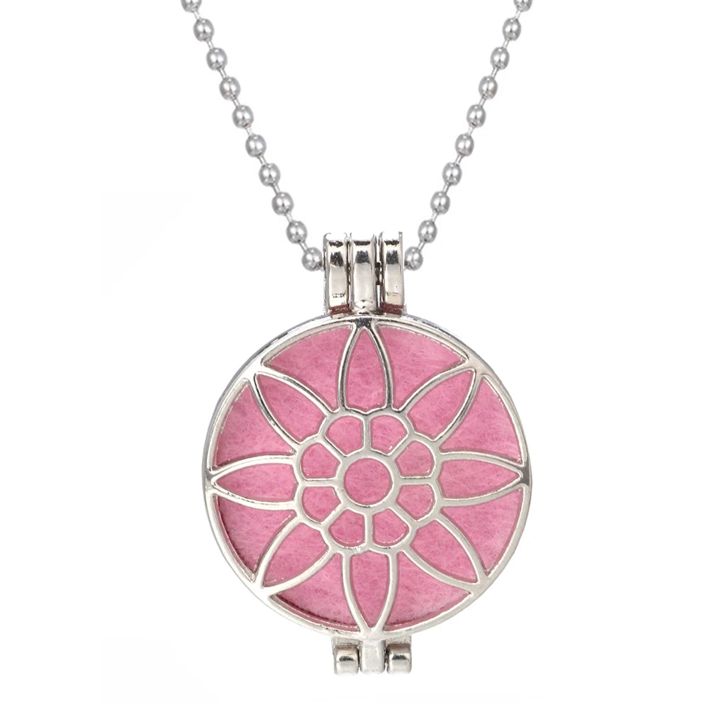 Tree of Life Diffuser Necklace - Aromatherapy Essential Oil Locket Pendant