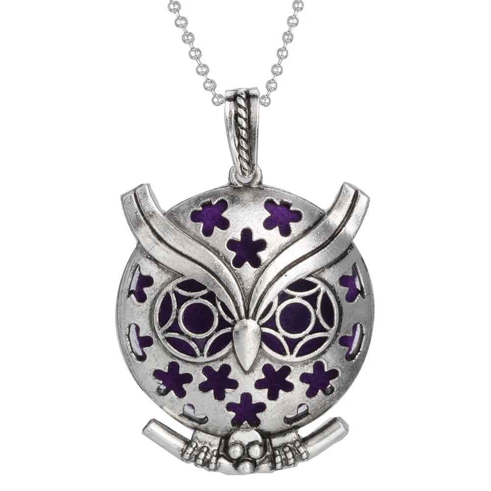 Tree of Life Diffuser Necklace - Aromatherapy Essential Oil Locket Pendant
