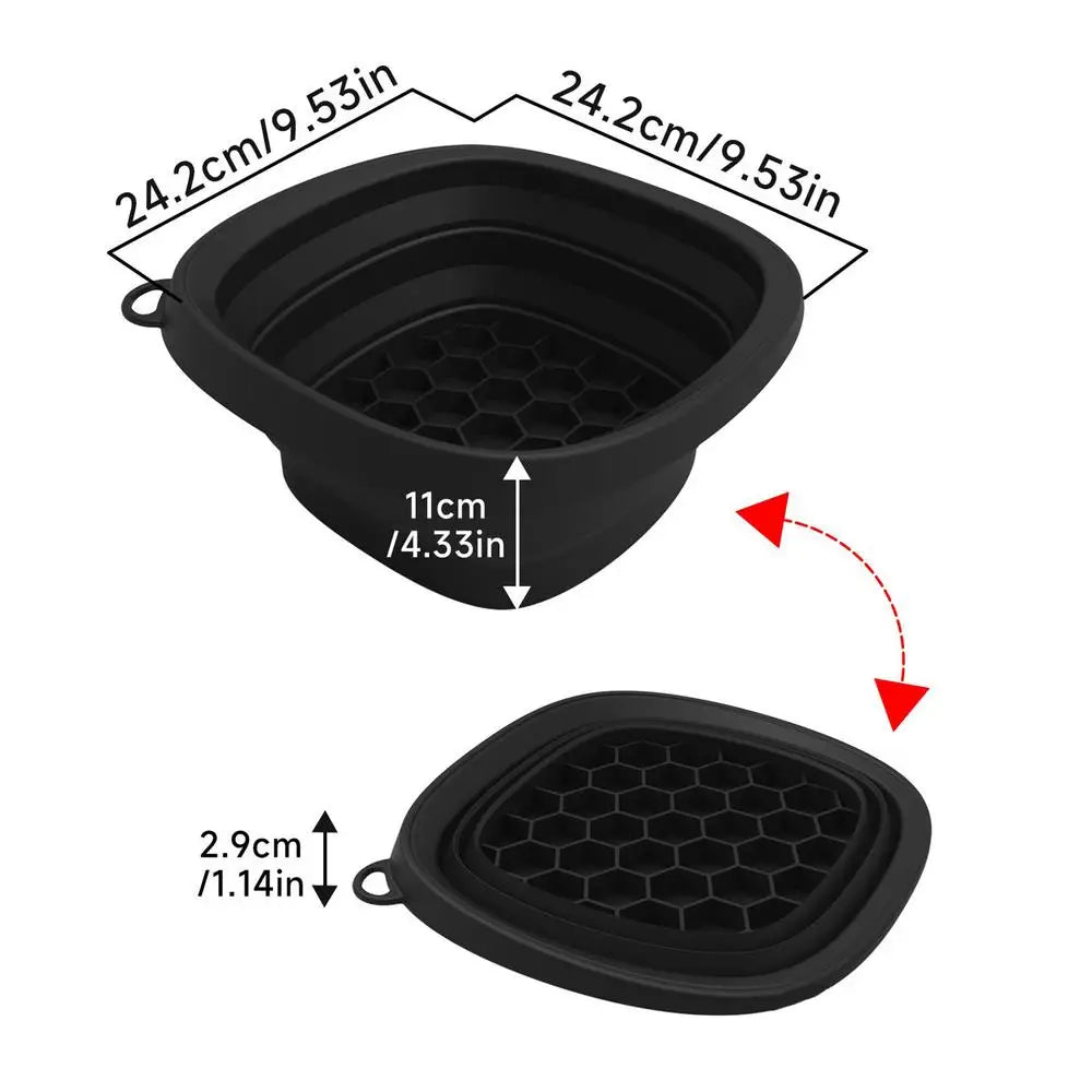 Ice Face Bath Bowl – Foldable Silicone 
Cold Therapy Facial Plunge Bowl