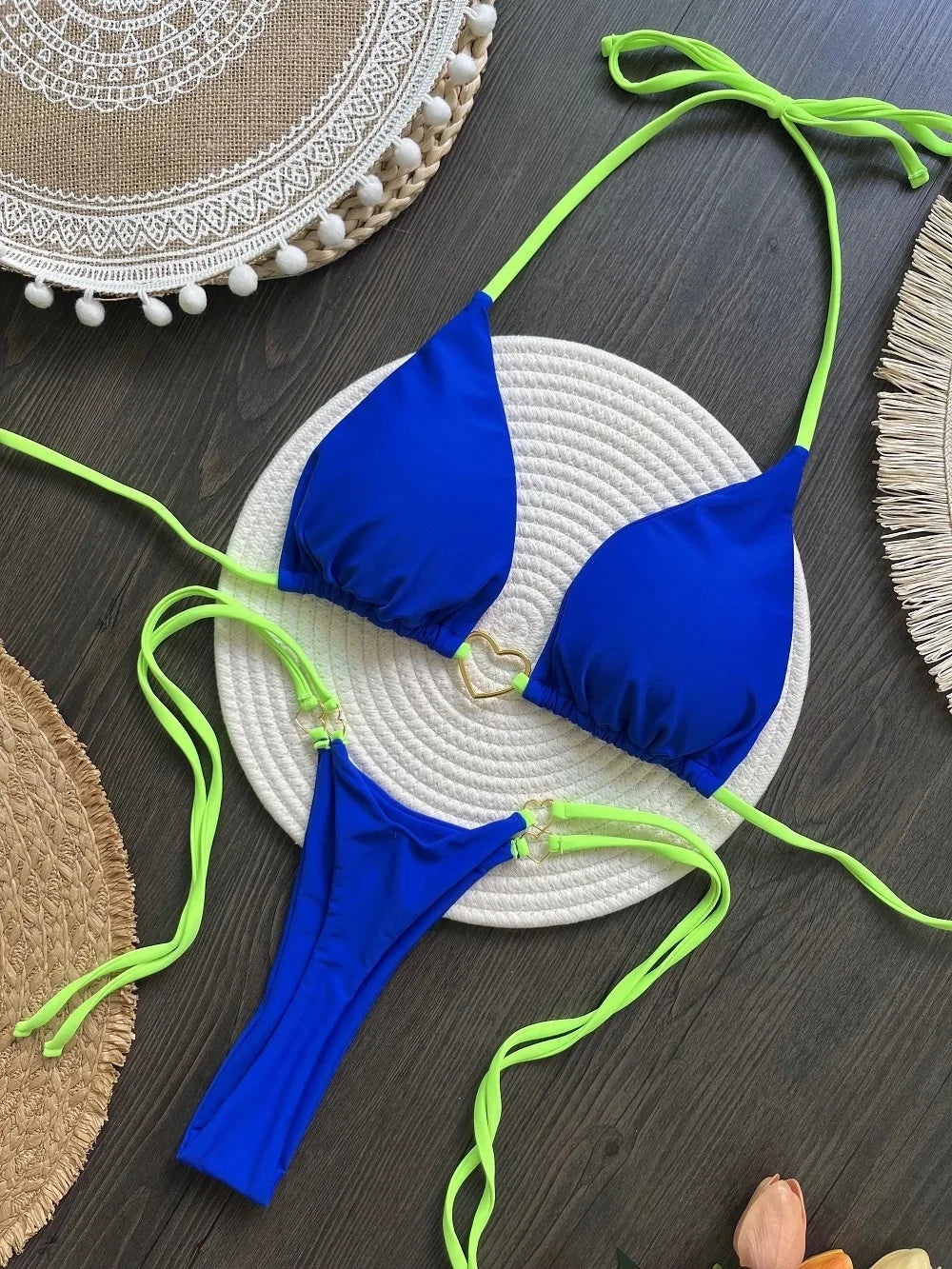Scarlet Luxe Triangle Bikini Set