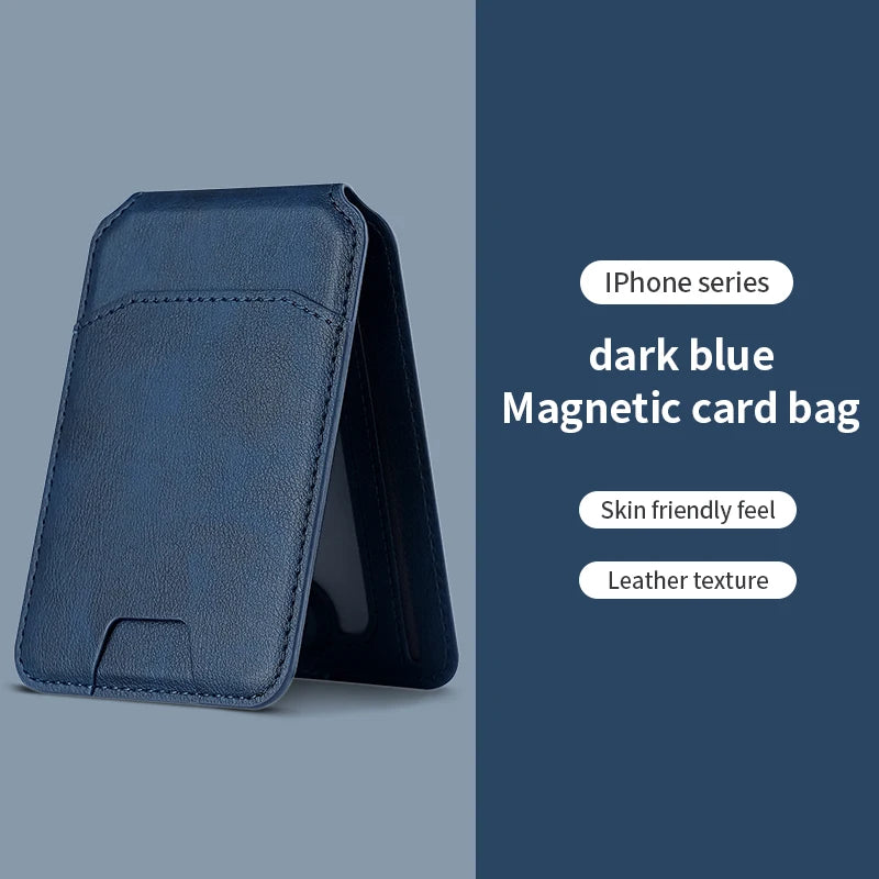 MagSafe Leather Wallet Case - Magnetic Card Holder for iPhone 16, 15, 14, 13 & 12