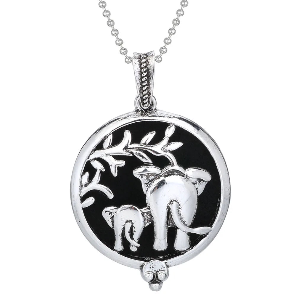Tree of Life Diffuser Necklace - Aromatherapy Essential Oil Locket Pendant