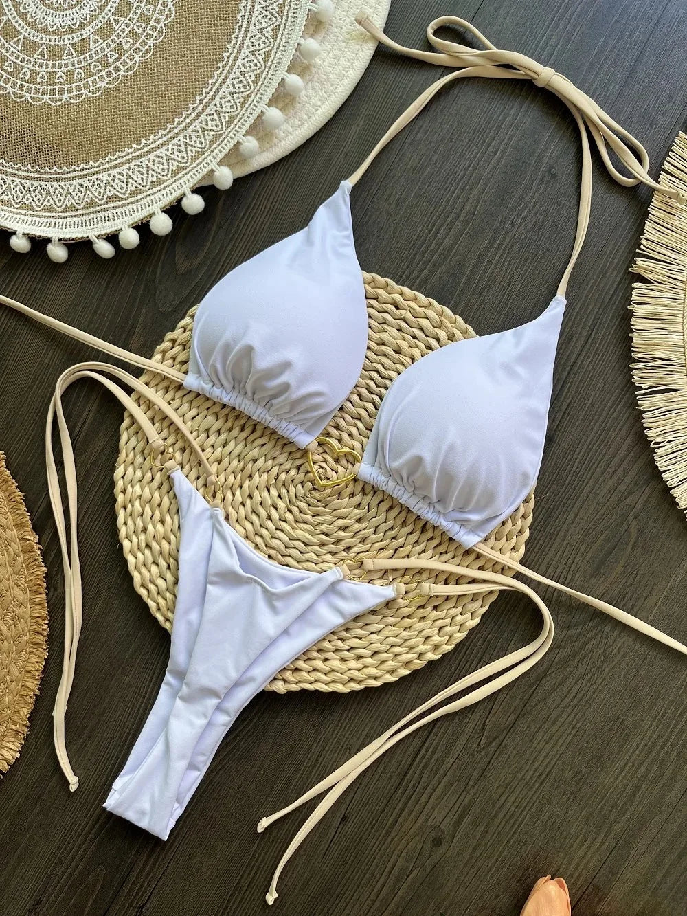 Scarlet Luxe Triangle Bikini Set