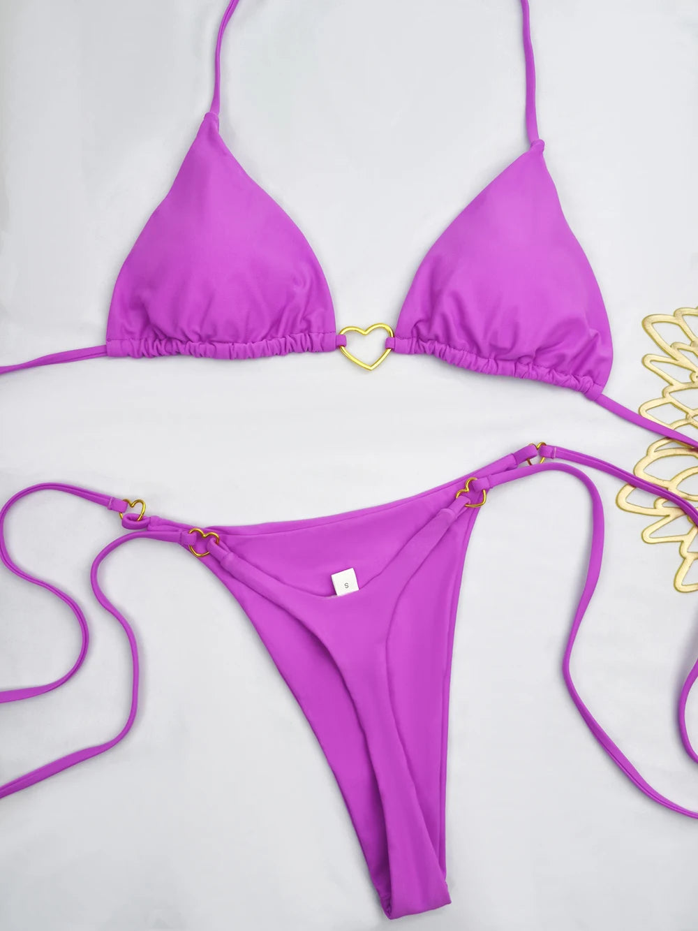 Scarlet Luxe Triangle Bikini Set