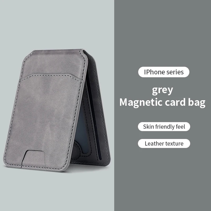 MagSafe Leather Wallet Case - Magnetic Card Holder for iPhone 16, 15, 14, 13 & 12