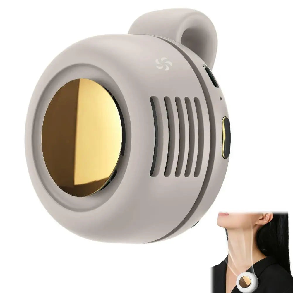 Wearable 360° Neck Fan - Hands-Free Bladeless 
Cooling Fan for Summer Travel & Everyday Use