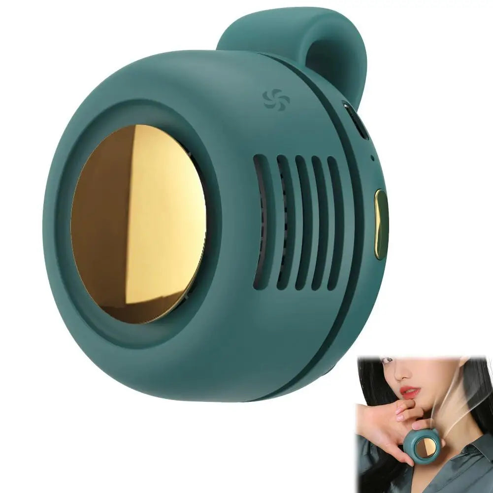 Wearable 360° Neck Fan - Hands-Free Bladeless 
Cooling Fan for Summer Travel & Everyday Use